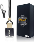 Ikeda Car Air Freshener: Hanging Car Smell Air Freshener | 10ml Round Hanging Car Decoration | Long Lasting Fragrance | For Auto Home | 1pcs (Dark Night(Circular))