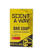 Hunters Specialties Scent-A-Way MAX Bar Body Soap - Hunting Odorless Green Soap Scent Eliminator for Hunters, Trappers, Anglers, and Campers - 3.5 Oz Bar (Pack of 2)