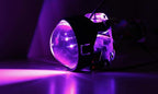 iJDMTOY Mini 2.5-Inch H1 Bi-Xenon Front Lighting Retrofit Projector Lens w/RGB Color-Changing LED Demon Eye Lighting Kit Compatible with Custom Lighting DIY For Off-Road Use Or Show Purpose