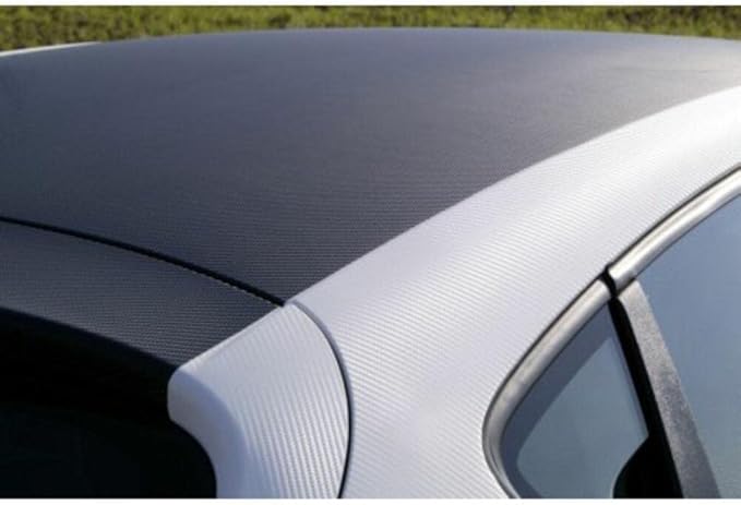 3M Car Wrap Roll 2080 White Carbon Fiber | CFS10 | (Sample 3in x 5in) | Automotive Vinyl Wrap for Cars - Car Interior Wrap & Exterior