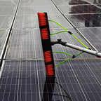 Telescopic Glass Cleaning Brush - 5-12m Extendable Pole for Solar Panel Window and Truck Cleaning - 50cm Brush Head for Efficient Glass Wall Washing