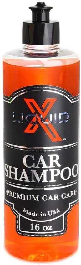 Liquid X Car Shampoo - Ultra Sudsy Car Wash, pH Neutral Formula for Safe Washing - Highly Concentrated Ultra Foam (16 oz)