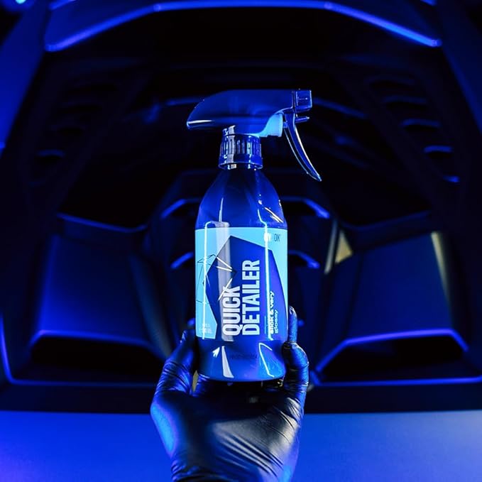 GYEON Quick Detailer Spray for Car Paint Glass Trim Chrome Enhances Gloss Adds Hydrophobic Protection Safe on Ceramic Coated Vehicles Removes Dust Fingerprints Boosts Shine Fast Easy Car Care