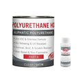 Rain Guard Water Sealers PU-2402 Polyurethane HD IsoFree Clear 2-Part White Base Satin Finish Ready to USE Covering up to 75 Sq. Ft on New and Older Surfaces. 1 Quart Kit A and B