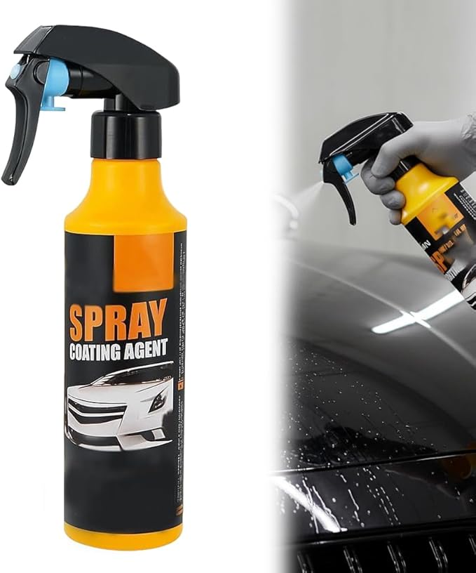 Nano Hydrophobic Ceramic Coating, 2026 New Car Coating Spray, Multi-Functional Paint Protection for Auto Detailing, Portable Car Coating Spray for Vehicle Shine, Ideal for Car Owners (1Pcs)