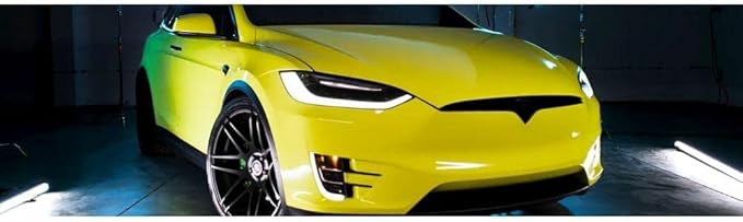 3M Car Wrap Roll 2080 Gloss Lucid Yellow | G55 | (5ft x 40ft (200 Sq/ft)) | Automotive Vinyl Wrap for Cars - Car Interior Wrap & Exterior | w/Free Instawraps Pro Glove