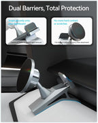 Phone Mount for Tesla Cybertruck The Ultimate Magnetic Phone Holder for Tesla Cybertruck Accessories | 360° Adjustable All-Metal Dash Mount with Strong Magnets Secure Clip-On Design Leaves No Residue