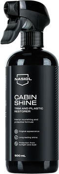 Nasiol CabinShine | Interior Trim Protectant Spray for Car– Restores Faded Trim, Plastic, Vinyl & Rubber – UV Protection, Dust & Grime Repellent, Non-Greasy, Water-Resistant – 16.9 oz