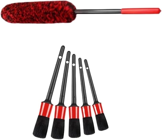 Multifunctional Tire Wheel Detailing Brush Set - Easy Car Wash Tools for Rims and Tires(Medium Brush Set)