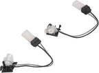Aramox Door Handle Kit Fit for C7, Pair Door Handle Light Left Right Auto Exterior Ambient Lighting 4H0947133A/134A