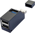 USB 2.0 Splitter,3-Port USB 3.0 Hub High Speed Splitter, USB Splitter Adapter Portable for PC, Laptop -Black