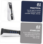 Homoyoyo USB Hub Port USB Expander Supports Multiple Devices for Keyboard Mouse and Controller Charging