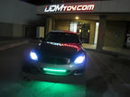 iJDMTOY 20 inches 48-LED RGB 7-Color LED Knight Rider Scanner Lighting Bars Compatible with Car Truck SUV Interior or Exterior Decoration