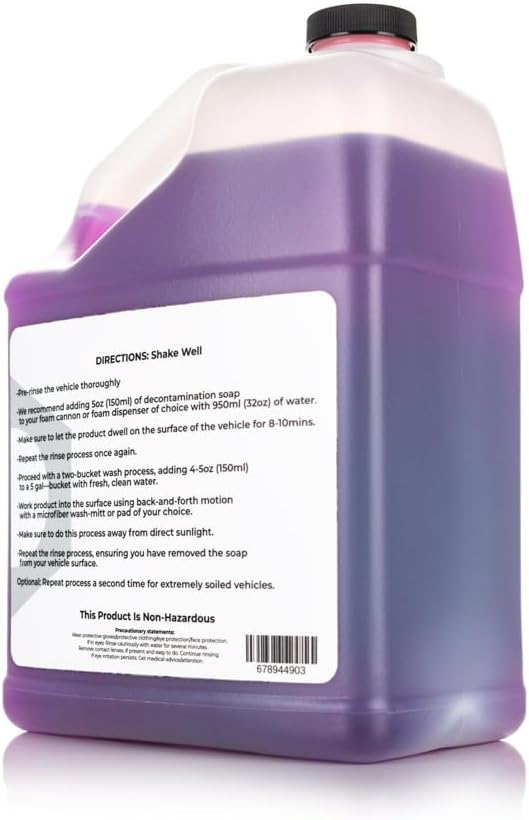 OBSESSED GARAGE - Decon Soap - High pH Soap Removes Coatings, Waxes, and Deep Contaminants | Ideal for Polishing and Coating Prep, 1 Gallon