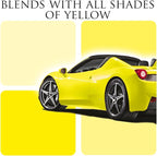 Car Gods Iris Custom Color Yellow 3-in-1 Polish Wax Color Restorer & Scratch Remover, 16 Colors Available, 17 Fl Oz