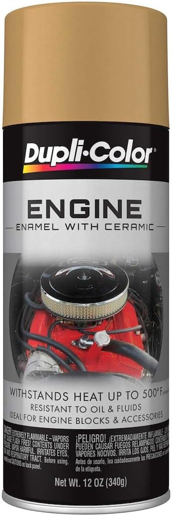 Dupli-Color DE1638 Engine Enamel Spray Paint with Ceramic - Cummins Beige - 12 oz Aerosol Can
