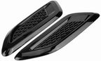 Exterior Hood Air Vent Outlet Wing Trim ABS Plastic Hood Air Vent Trim Replacement for 2012-2018 Sport 2014-2018 Discovery 4 2010-2016 2 2007-2014 (All Black)