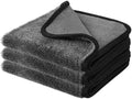 3 PCS Car Drying Towels, 24x35 Inch Large Microfiber Cleaning Towels, Super Absorbent for Car Bathing Window Door Kitchen Pet