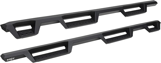 Westin 56-534685 HDX Drop Wheel to Wheel Nerf Bars fits 2019-2025 Silverado Sierra 1500 Crew Cab (5.5 Bed) (Exc 2019 Silverado LD/Sierra 1500 Limited) Textured Black Pair