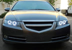 iJDMTOY 72-75mm Size Xenon White LED Halo Ring Lighting Kit for Automotive Accent/Ambient or Retrofit Decoration
