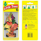 LITTLE TREES Car Air Freshener | Hanging Tree Provides Long Lasting Scent for Auto and Home | Crisp Autumn Air, 24 Air Fresheners