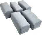 Car Detailing Suede Sponge Applicator Use with Ceramic Coating for Cars Paint, Metal, Plastic Trim, Rubber & Glass(20 PCS Grey)