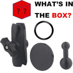 Magnetic Car Phone Holder for RAM B Size Mount, Compatible with Magsafe and 1 inch (25mm) Ball Conector (3.74" Arm)