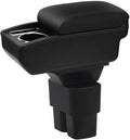 AULPHIKE Compatible with Nissan NV200 Armrest Center Console Organizer Armrests Double Layer Storage Space with Cup Holder
