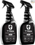 Tyger Tonneau Cover Cleaner & Protectant 2-in-1 Spray Specialized for Leather and Vinyl Surfaces, 22 Fl. oz. Made in USA (Pack of 2)