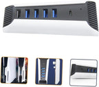 Uonlytech 3pcs USB Hub Port Desktop Splitter Adapter High-Speed Compatible Multiple Devices USB Expansion for Game Consoles