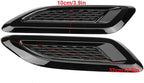 Exterior Hood Air Vent Outlet Wing Trim ABS Plastic Hood Air Vent Trim Replacement for 2012-2018 Sport 2014-2018 Discovery 4 2010-2016 2 2007-2014 (All Black)