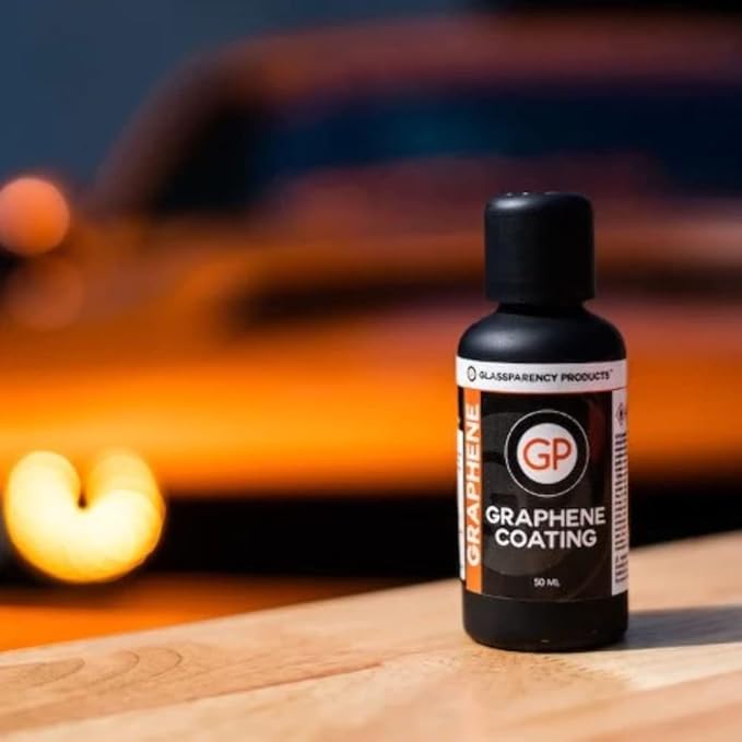 GlassParency Graphene Coating for Cars (50mL) | 9H Graphene Coating | 5+ Years Protection | Ultra-Hydrophobic Shine
