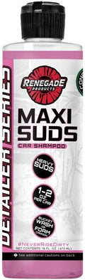 Renegade Products Maxi Suds - High Foaming Car Shampoo | Heavy Suds Formula Safely Removes Dirt, Grime & Road Film | pH Balanced Auto Wash for Foam Cannons or Buckets (16 OZ)