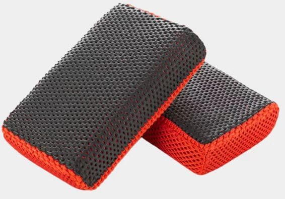 Clay Sponge for Car Detailing – Easy-to-Use Clay Block for Paint Surface Prep – Reusable Alternative to Bar (2 Pieces)
