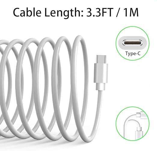 3Ft iPhone 15/16/17 CarPlay USB C Cable [MFi Certified] - USB-A to USB-C Car Charger Cord for iPhone 17 17 Air 16 16E 15 Pro Max Plus, iPad USB C Charging Wire for iPad Pro 12.9/11, Air 5/4, 10th Gen