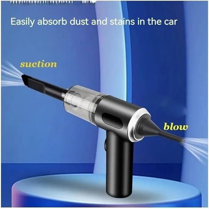 Powerful Vacuum Cleaner, Cordless Handheld Dry and Wet, car air