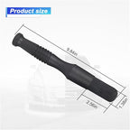 Car Parts Washer Brush, Bullet Head Parts Cleaning Brush for Cleaning Car Interior Exterior, Engine Parts, Wheel Bearing, Boats, Household Grime (Black)