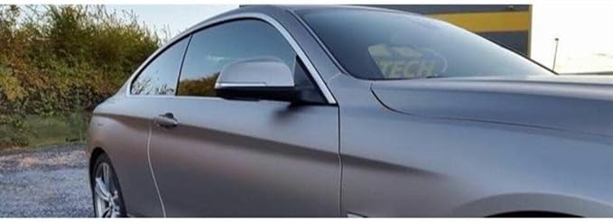 3M Car Wrap Roll 2080 Matte Gray Aluminum | M230 | (5ft x 1ft (5 Sq/ft)) | Automotive Vinyl Wrap for Cars - Car Interior Wrap & Exterior | w/Free Instawraps Pro Glove