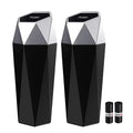 Car Trash Can with Lid - 2-Pack, Interior Accessories for Vehicles, Leakproof Garbage Can with 30 Detachable Trash Bags, Multipurpose Organizers and Storage Solutions for Home and Office
