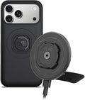 Quad Lock Adhesive Dashboard/Console Car Phone Holder Kit with MAG Wireless Charging Head V2 and MAG Phone Case for iPhone 17 Pro Max