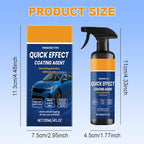 Advanced Car Quick-Acting Coating Agent Spray, Multifunctional Car Paint Protection, Easy to Use Waterless Car Wash Spray for Outdoor Detailing, Durable Car Agent Spray for Car Owners (1 Pcs)