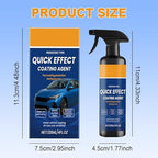 2026 New Upgraded Car Coating Spray, Car Scratch Remover and Paint Sealant, Hydrophobic Quick Detailer for Cars, Motorcycles, Boats, RV Glass, High-Gloss Finish (1PCS)