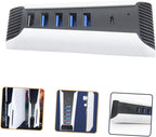 Gadpiparty USB Hub Splitter for USB Expander Adapter for Game Console Connects Keyboard Mouse Controller and More Easy to Use and Install