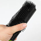 Rubber Pet Cat Dog Hair Removal Brush Lint & Hair Remover Brush,Silicone Lint and Debris Remover for Cleaning, Grooming and Fur Removal, Home, (Green)