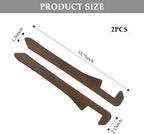 IHOTDER Car Seat Gap Filler,Super Flexible Car Side Seat Gap Filler Car Accessories for Women & Men,Universal CCar Organizer Between Seats for Tightly Filling Seat Gaps(Brown/2PCS)