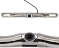 Universal License Plate Frame Backup Camera, 170° Wide Angle HD Rear View Camera with Night Vision, IP67 Waterproof Metal Car Reverse Camera for Cars, SUVs, Trucks, Compatible with CVBS/AHD