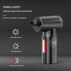 Handheld Cordless Vacuum, 3-Color Light, 8000PA, 3-in-1 car Cleaner with LED Display, 6000mAh, Rechargeable mini, Suitable for Cleaning Cars, Stairs, Sofas, and pet Corners