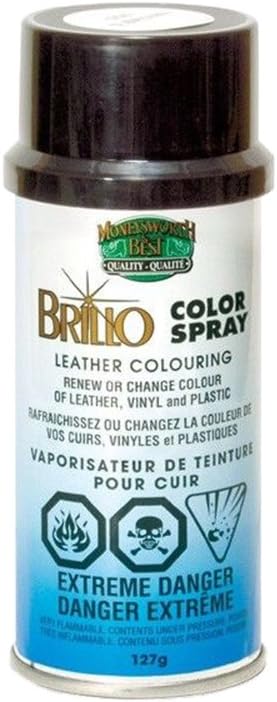 Moneysworth & Best Brillo Nu-Life Leather/Vinyl/Plastic Color Renew Spray 4.5 oz, 007 Green