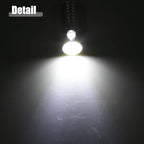ACROPIX 10mm 0.39" 2W LED Aluminum Light Source Illuminator Decoration USB LED Light for Car DIY White - Pack of 1