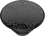 PopSockets Adhesive Phone Grip, Holder, Phone Stand, Black - Lace Noir